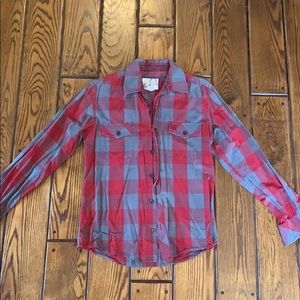 Plaid button up shirt